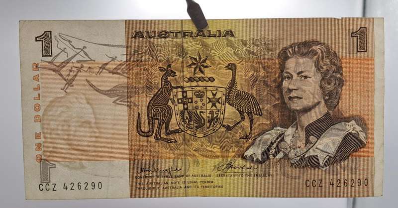 1976-1978 Australia  1 Dollar - Bank note