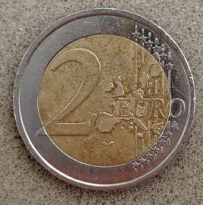 2001 France 2 Euro 1st map Coin