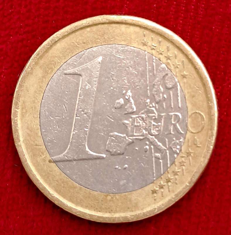 2006 Spain 1 Euro - Juan Carlos I 1st type, 1st map-Coin