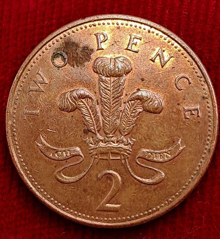 2006 United Kingdom 2 Pence - Elizabeth II 4th portrait, magnetic