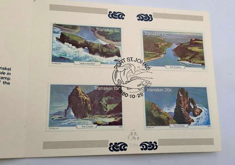 Transkei - 1980 - Port st. Johns -Tourist Attractions Tourism - First Day Collectors Small Card