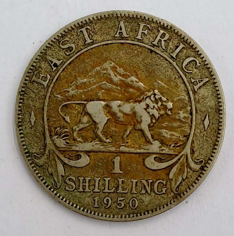 1950 East Africa 1 Shilling - George VI