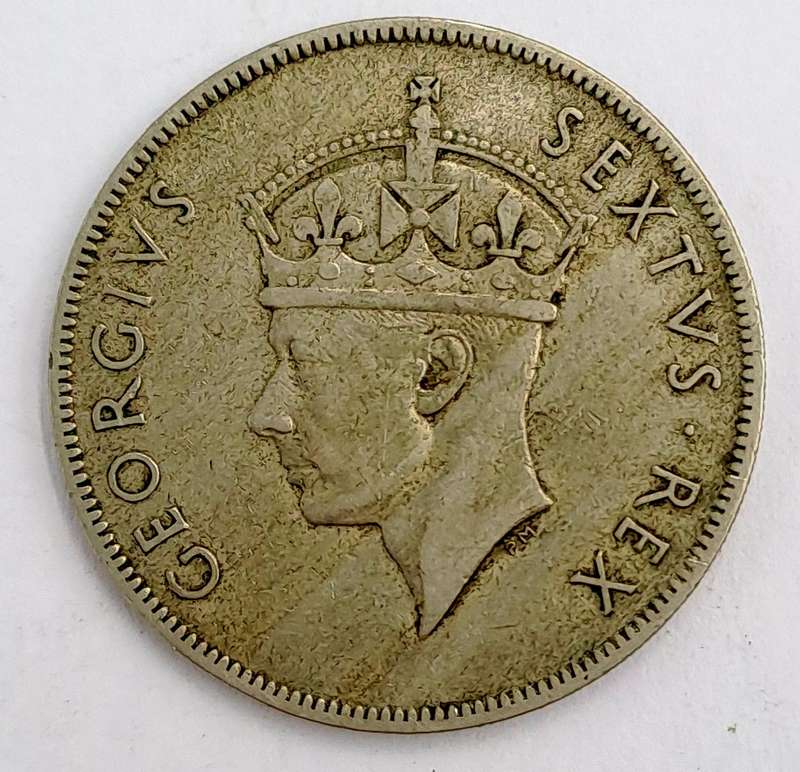 1950 East Africa 1 Shilling - George VI