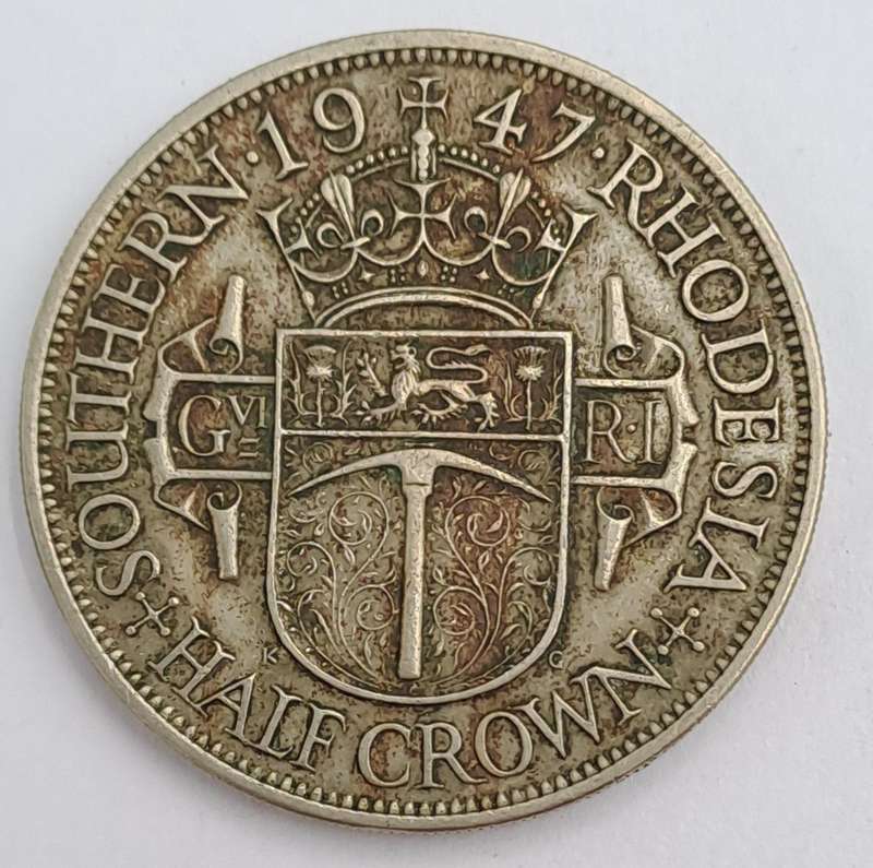 1947 Southern Rhodesia ½ Crown - George VI