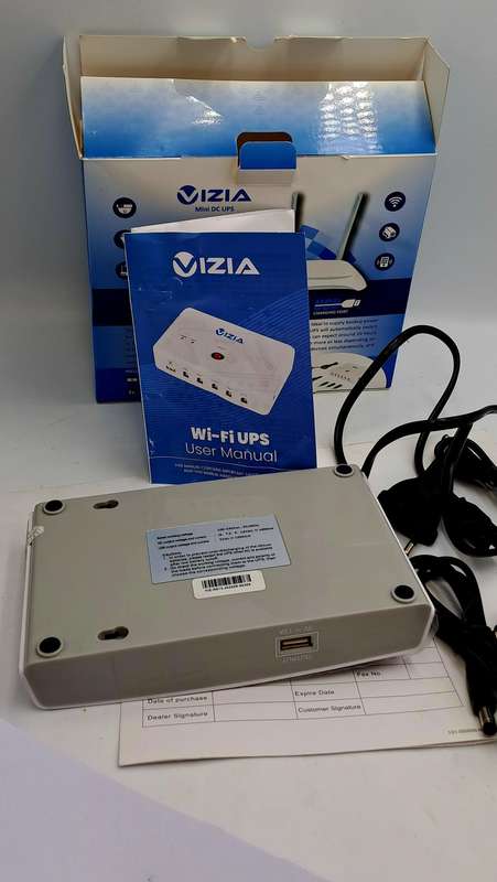10 Hours backup power- VIZIA WiFi UPS 57 000mWh for Router 5-24V DC Backup Battery Power