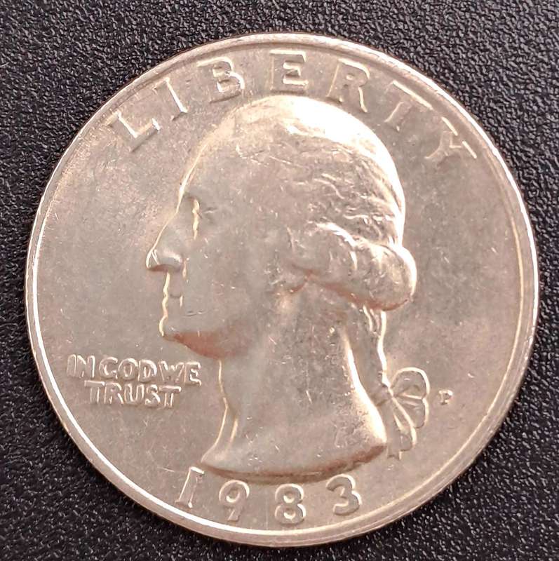 1983 United States of America ¼ Dollar "Washington Quarter"