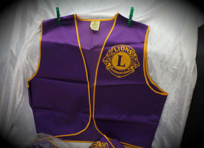 3 X Medium LIONS International Vests as New(Made in the USA)