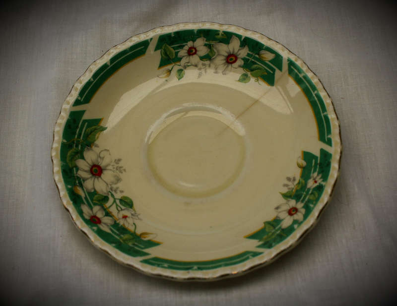 Vintage Grindley Duo - cup 52x92mm saucer 142mm (See Condition)