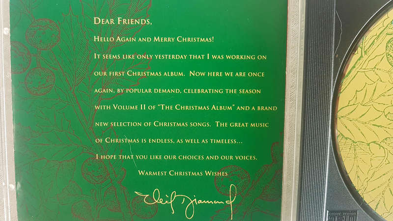 Original CD Neil Diamond Christmas Album Volume 11-1994