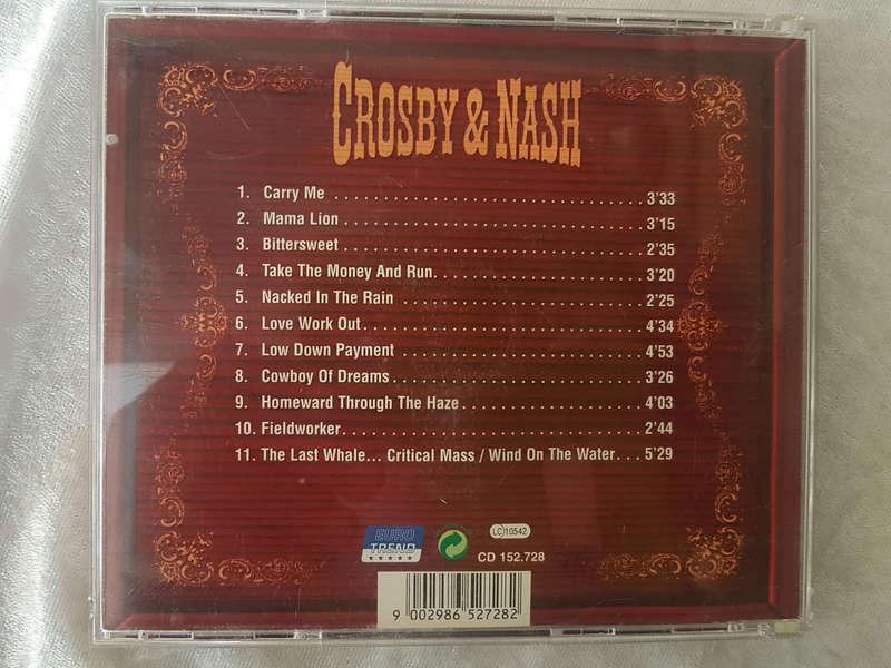 Original CD `CROSBY & NASH`