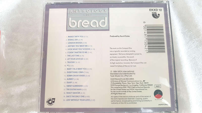 Original CD Anthology Of Bread 1985