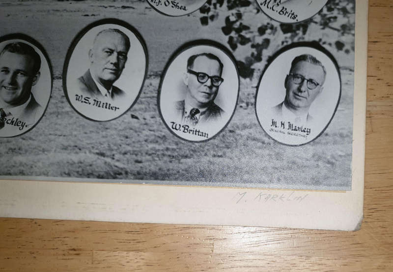 1964-Poster Master Builders & Allied Trades association Witwatersrand -Executive Committee-504x402mm