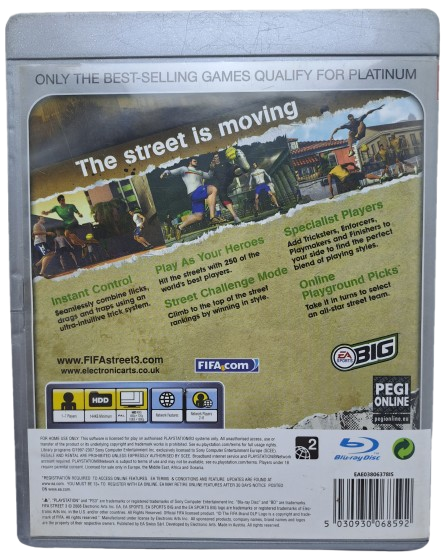 Pre-Owned `FIFA Street 3` for Playstation 3 ( PS3) Platinum