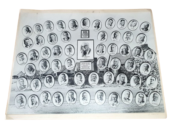 1964-Poster Master Builders & Allied Trades association Witwatersrand -Executive Committee-504x402mm