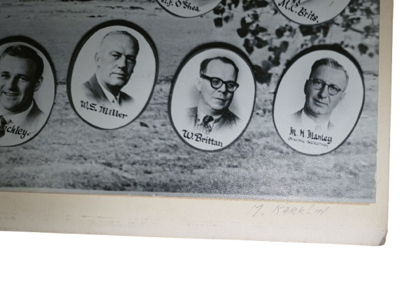 1964-Poster Master Builders & Allied Trades association Witwatersrand -Executive Committee-504x402mm