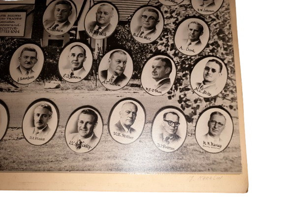 1964-Poster Master Builders & Allied Trades association Witwatersrand -Executive Committee-504x402mm