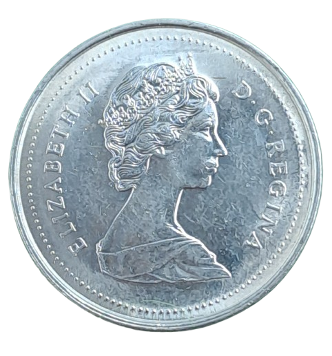 1986 10 Cents - Elizabeth II 2nd portrait modified