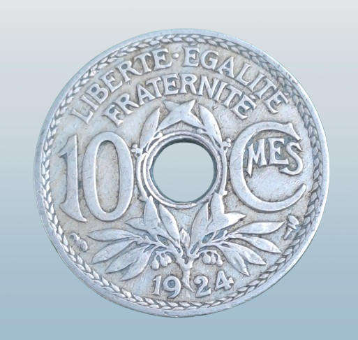 1924 France 10 Centimes