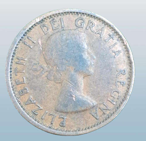 1956 Canada  1 Cents - Elizabeth II 1st portrait