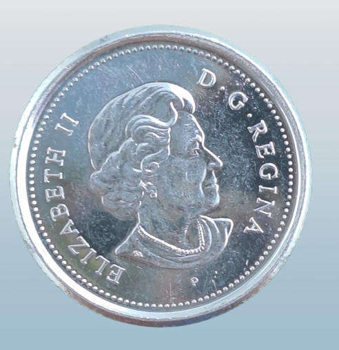 2004 Canada 10 Cents - Elizabeth II 4th portrait-Excellent condition