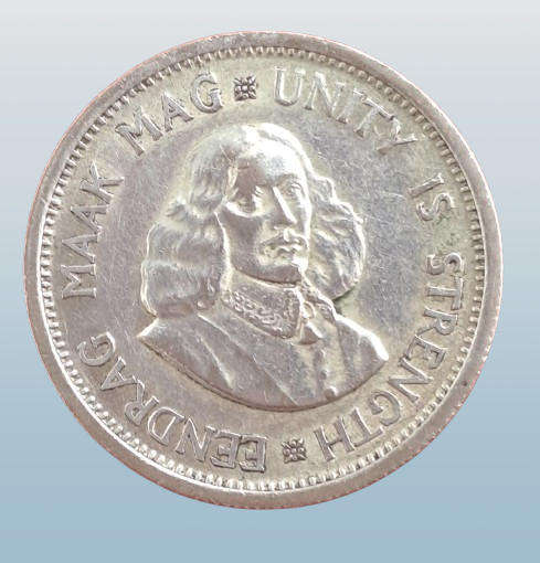 1964 South Africa  SILVER  10 Cent - 1st decimal series