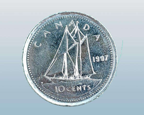 1997 Canada 10 Cents - Elizabeth II 3rd Portrait