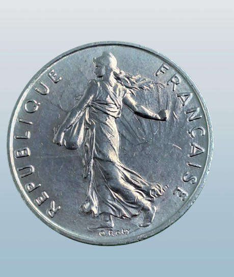 2000 France  ½ Franc signature "O. Roty"