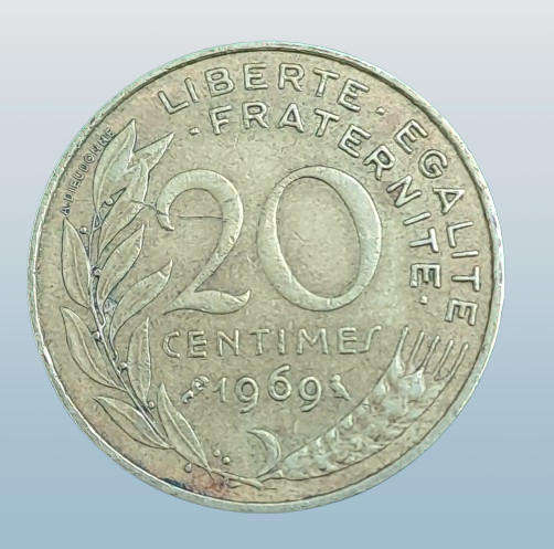 1969 France 20 Centimes