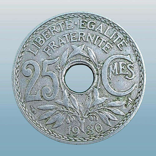 1930 France 25 Centimes