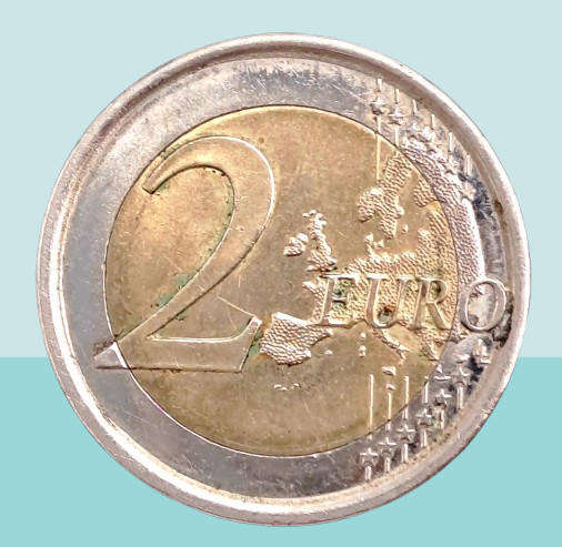2009 Spain 2 Euros - Juan Carlos I 1st type, 2nd map