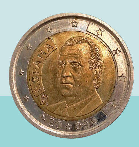 2009 Spain 2 Euros - Juan Carlos I 1st type, 2nd map