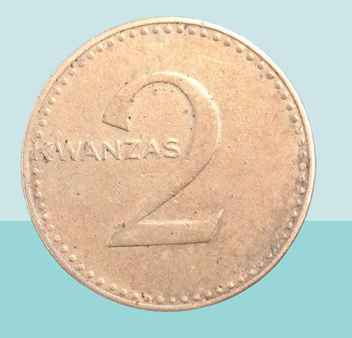 1975 Angola 2 Kwanzas -Coin