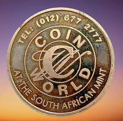 2013 South Africa COIN WORLD Token  -Zebras