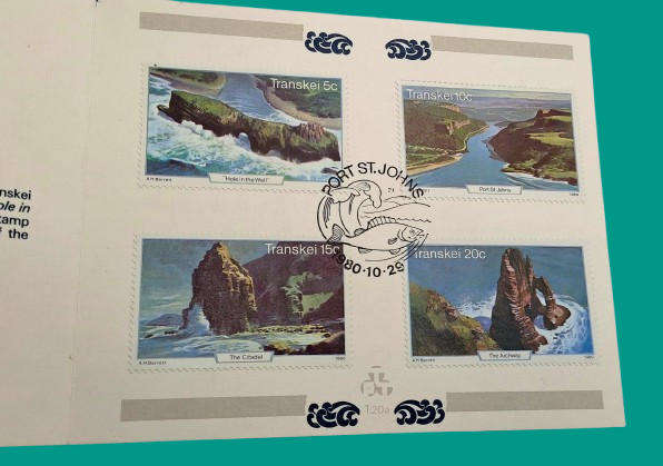 Transkei - 1980 - Port st. Johns -Tourist Attractions Tourism - First Day Collectors Small Card