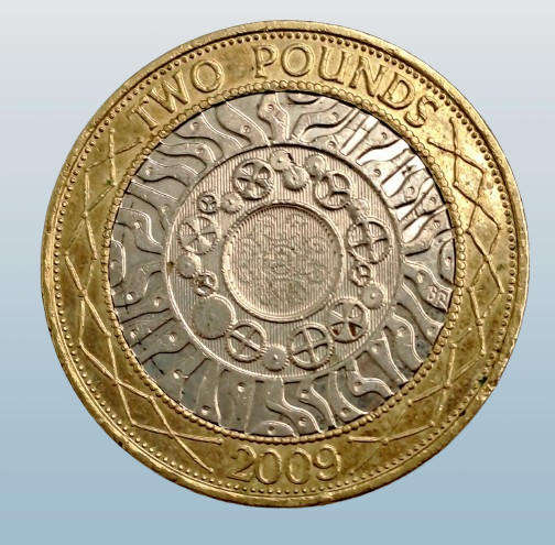 2009 United Kingdom -2 Pounds - Elizabeth II 4th portrait, Technology
