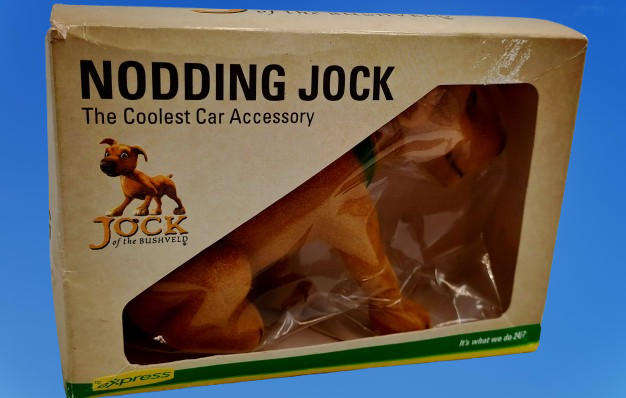 2011 BP Express Jock of the bushveld -Nodding Jock The coolest Car accessory (Movie Promotion)