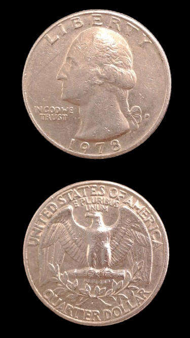 1978 United States of America ¼ Dollar "Washington Quarter"