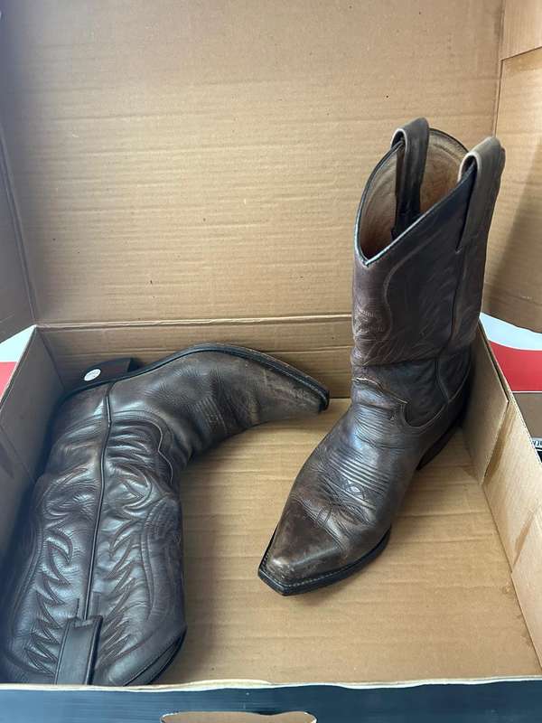 Genuine Leather Cowboy Boots Size 7 (Men's)