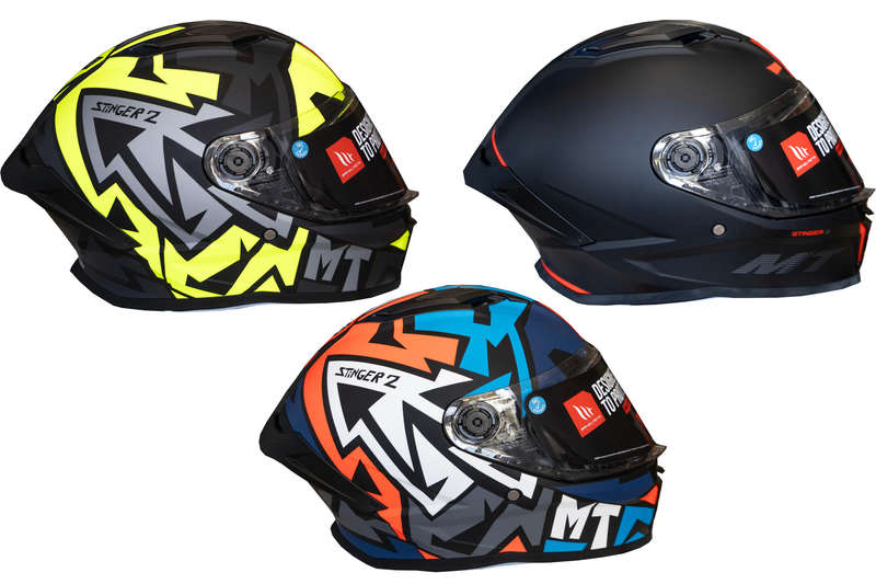 MT Helmets Stinger 2 Full-Face Road Helmet (Yellow Print)