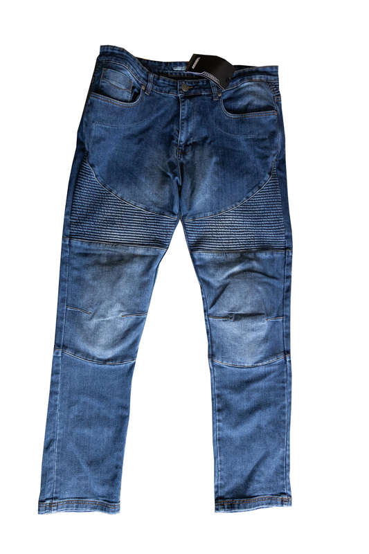 Motorcycle Riding Pants  Jeans, Hip and knee Protection, Road/Adventure Use