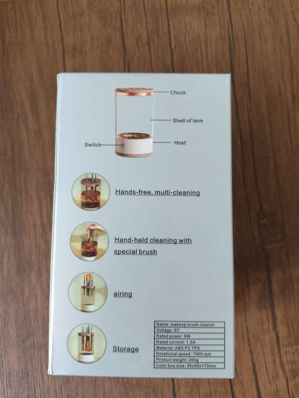 USB-Powered Makeup Brush Cleaner
