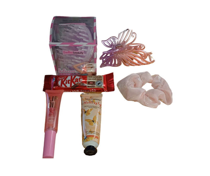Mothers Day Pamper Gift Set  Scrunchie, Chocolates & More