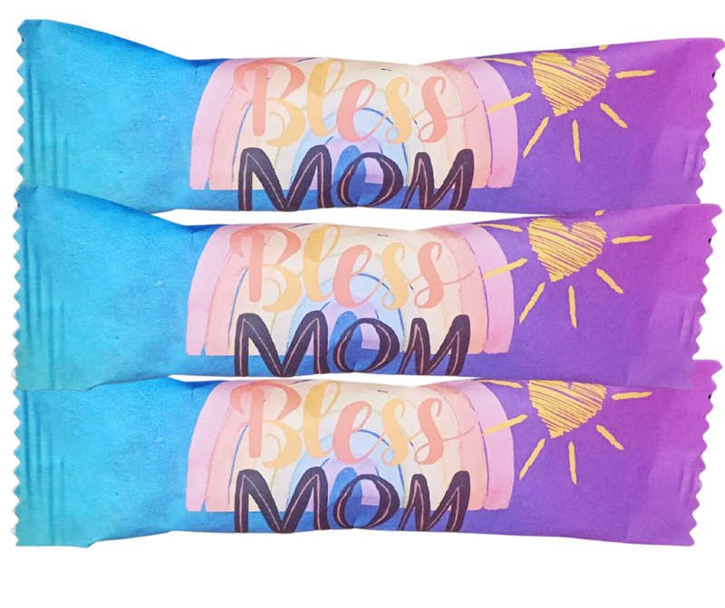 One Pack of 10 Mothers Day KitKat Wraps  10 2Fighter Purple & Blue