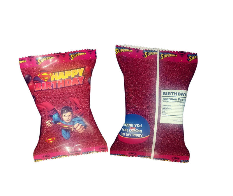 Party Pack X 10 Chip Bag NikNaks, KitKat, Lollipop, Sweets & Toy | Kids Birthday Party red
