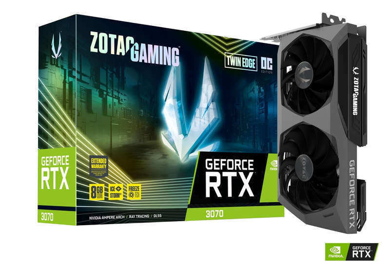 NVIDIA - ZOTAC GAMING GeForce RTX 3070 Twin Edge OC ZT-A30700H-10P