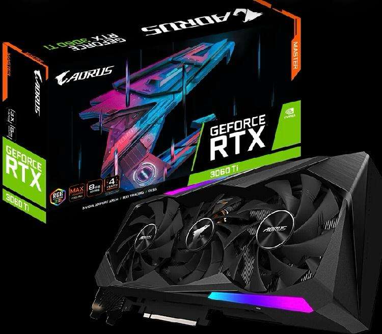 NVIDIA - AORUS GeForce RTX 3060 Ti MASTER 8G