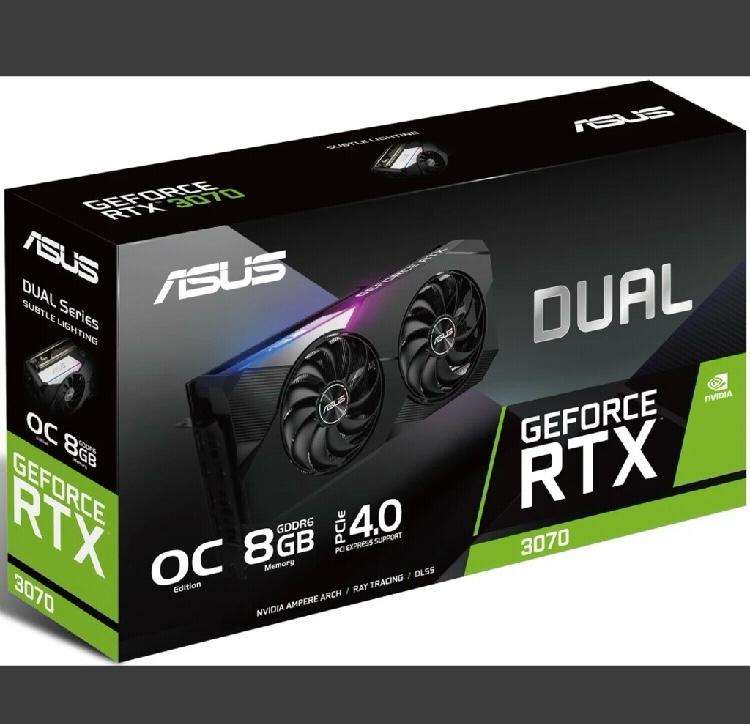 NVIDIA - ASUS Dual GeForce RTX 3070 OC 8GB GDDR6 Graphics Card (DUAL-RTX3070-8G)