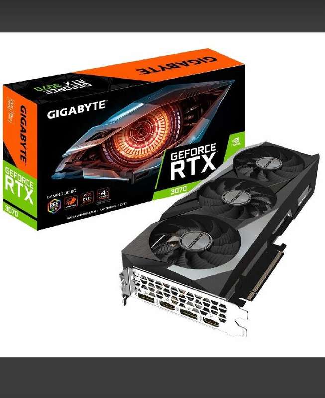 GIGABYTE NVIDIA RTX3070 GAMING OC 8GB GDDR6