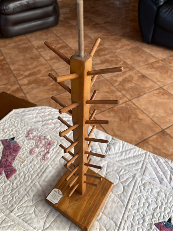 Cotton Reel Tower, Sewing Thread holder