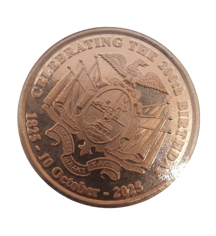 Paul Kruger Bi-Centenary Copper Coin